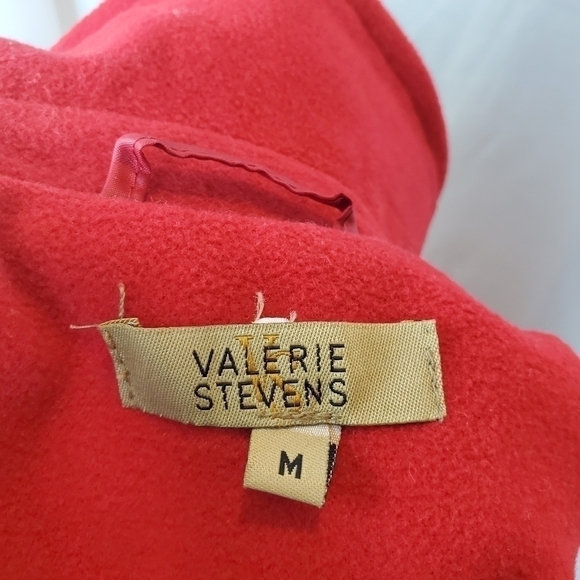 Valerie Stevens sz M Red double breasted peacoat - Picture 3 of 7